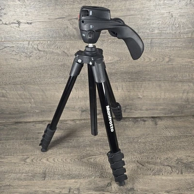 Manfrotto MKCOMPACTACN-BK Compact Action Aluminium Tripod with Hybrid Head  - Image 1 of 4