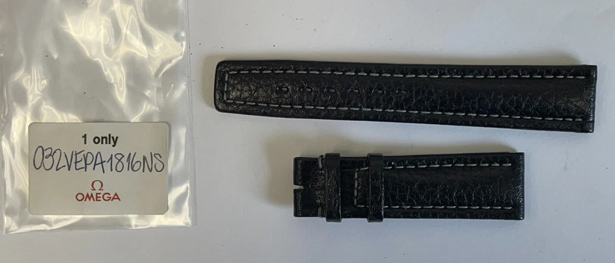 OMEGA 純正レザーストラップ　18㎜ OMEGA Genuine Leather 18mm Wristwatch Bands for sale | eBay