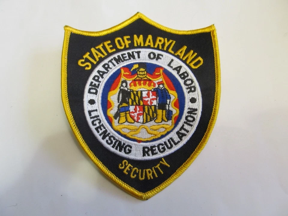 Maryland State Labor Security Patch - Image 1 of 1