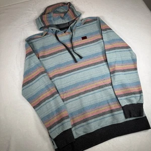 O´Neill Mens Surfer Striped Pocket Hoodie Size L Standard Fit Boho Southwest - Picture 1 of 11