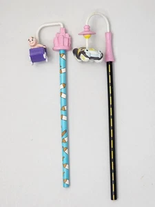 Vtg Disney Who Framed Roger Rabbit Pencil Topper Lot Baby Herman Benny the Cab - Picture 1 of 18