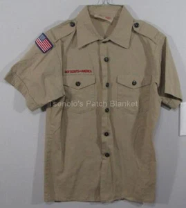 Boy Scout now Scouts BSA Uniform Shirt Size Youth Large SS FREE SHIPPING 147 - Picture 1 of 6