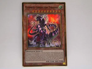 x1 Ultimativer Dirigent Tyranno - MGED-DE014 - Gold Rare - 1. Auflage Yugioh - - Bild 1 von 3