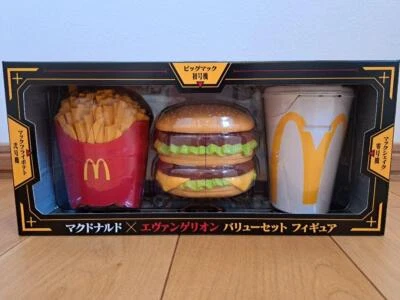 McDonald's x Evangelion Collaboration EVA Value set Figure Japanese Anime - Image 1 of 4