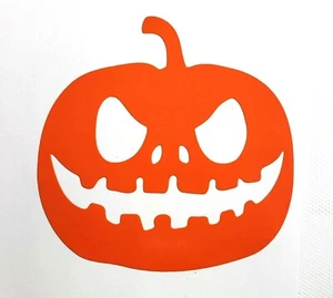  Halloween Pumpkin Spooky Die Cut Vinyl Decals Stickers 5" - Bild 1 von 2