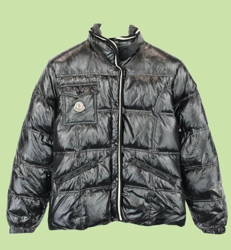 MONCLER Giacca Donna Piumino Isolato Trapuntato Tampone Finitura Lucida Rivestito GRANDE