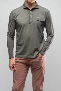 Cafe Paco LS Poloshirt In Antracite - Bild 1 von 10