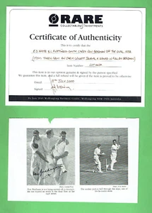 #T29 1988 CRICKET SOCIETY DINNER PROGRAM WITH DON BRADMAN & OTHER SIGNATURES - Picture 1 of 2