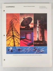 Corning Electronic Components Catalog 1986 ~ Film Resistors ~ Capacitors + - Picture 1 of 7