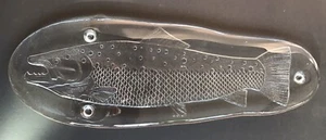 Italian Glass Salmon Server (Italglass) - Picture 1 of 4