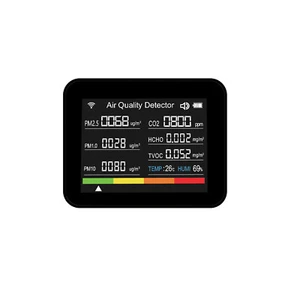 13in1 Air Quality Monitor WIFI CO2 Meter HCHO TVOC PM2.5 Detector Alarm Home - Picture 1 of 16