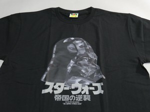 25738 star wars x bape darth vader black tee M