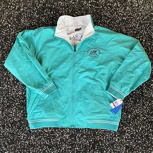 Nautica Hawaiian Ocean Racing 1972 Series Retro Green Reversible Men XXL Jacket - Picture 1 of 6