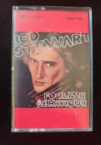 ROD STEWART FOOLISH BEHAVIOUR – AUSTRALIAN CASSETTE TAPE NM - Picture 1 of 3