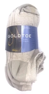 GoldToe 6 Pack Men's Athletic No Show Socks Cushion Cotton shoe size 6-12.5 - Picture 1 of 10