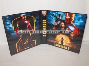 Custom Made 2010 Iron Man 2 Trading Card Binder Graphic Inserts
