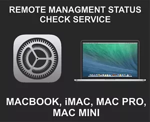 Management Status Check, Macbook, iMac, Mac Pro, Mac Mini