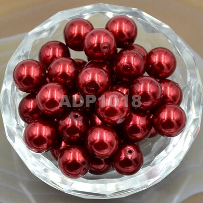 200pcs Top Quality Czech Glass Pearl Round Loose Beads 3mm 4mm 6mm 8mm 10mm 12mm - Image 1 of 3