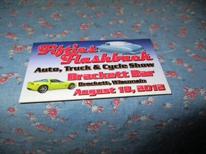 ksm Car Show Plaque Fifties Flashback Brackett Bar Bracket Wisconsin Aug 18 2012 - Picture 1 of 2