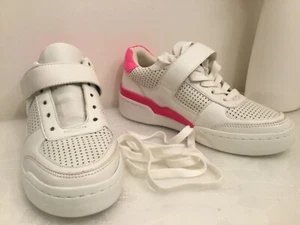 Vince Camuto Sargita Sneakers Pink/White Size 7 Women's #w2122 - Picture 1 of 11
