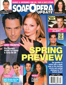 SOAP OPERA UPDATE February 26 2002 Maurice Benard Tamara Braun Simon Baker - Picture 1 of 3