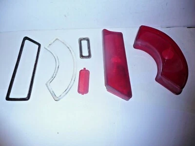 1962 Pontiac Star Chief Bonneville Left Hand Tail Lamp Lenses and Gasket Set - Image 1 of 2