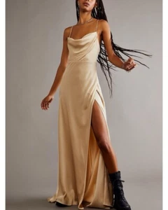 Neu Free People x Fame and Partners The Rosabel Maxikleid Gr. 0 - Bild 1 von 4