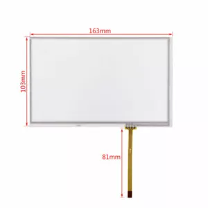 7.1 inch Touch screen Industrial Resistance Digitizer 164x103mm 164*103mm 4 wire - Picture 1 of 4