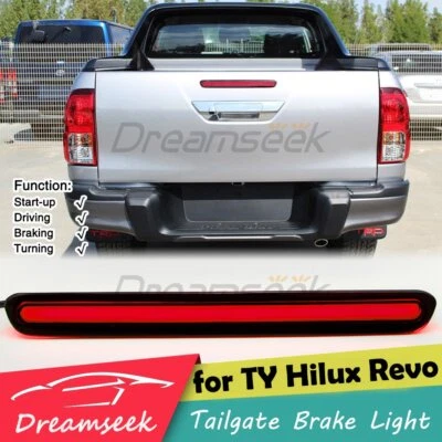 LED Tailgate Brake Light w/ Dynamic Turn Signal for Toyota Hilux Revo 2015-2022 - Image 1 of 4