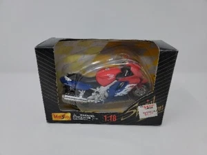 Maisto 1:18 Honda CBR Ultimalight F 600 Blue/Red Special Edition Die Cast 2001 - Picture 1 of 12