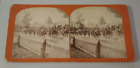 Marlow Town Fair Marshals and Band New Hampshire JA French Stereoview Photo