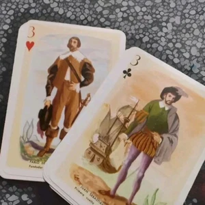 Vintage Fournier Historical Playing Cards The AMERICAS COLUMBUS SHIPS AT SEA Bn1 - Picture 1 of 13