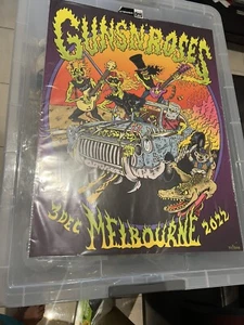 Guns N Roses Vip 2022 Melbourne Lithograph Poster 71 /500 Sealed Offical Rare - Picture 1 of 20