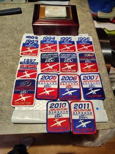 Rare Oshkosh EAA Airventure 1998 Appreciation Award & 15 Patches Aviation Fly In - Picture 1 of 7