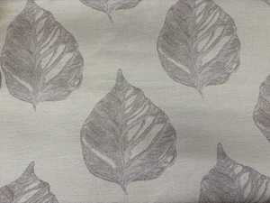 12 Metres Belfield Wiggins Heather - Curtain Fabric - Leaf Pattern - 140 cm Wide - Picture 1 of 9