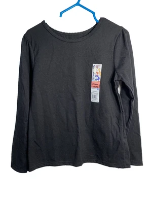 garanimals toddler girls black shirt size 5T long sleeve solid  - Image 1 of 4