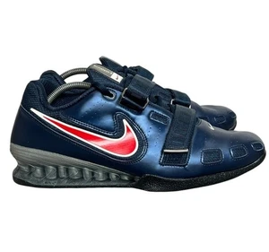 Nike Romaleos 2 Obsidianblau Rot Gewichtheben Schuhe 476927-460 Herren Größe 18!! - Bild 1 von 15