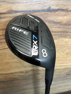USED RH Men's Rife RX7 All True Hybrid Iron #8 Regular Flex Graphite 6012-QGX9 - Image 1 of 4