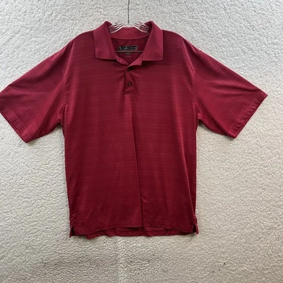 Pebble Beach Polo Men's Extra Large Performance Buttoned Active Golf Sport Adult - Image 1 of 4