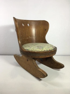 Mecedora infantil minibarril vintage - cooperada, hecha a mano, hallazgo en Hawaii Foto 1 de 4