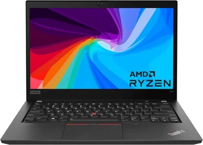 联想 Thinkpad T14s Gen 2a 锐龙 5 PRO 2.3GHZ 8GB 256GB 固态硬盘-良好 翻新 — 第 1/3 张图片