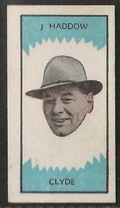 CLEVEDON-FOOTBALL CLUB MANAGERS 1959 (BLUE FRONT)-#45- CLYDE - HADDOW - Picture 1 of 2