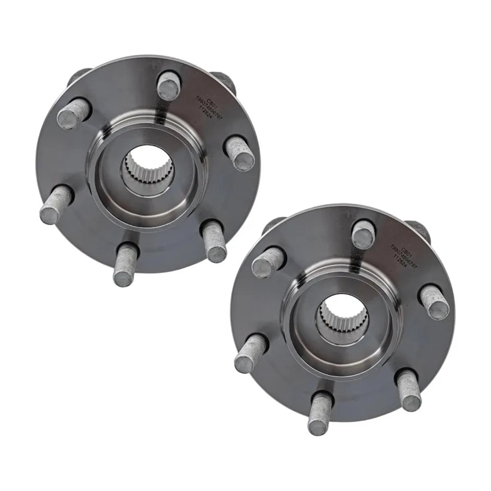 Par de bujes de rueda delanteros o traseros, lado conductor y pasajero para Dodge Viper 2015-2017 Foto 1 de 4