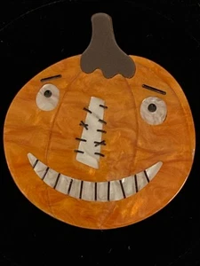 New Erstwilder The Crafty Pumpkin Brooch Halloween 2022 Box Tag Catherine Bowers - Bild 1 von 10