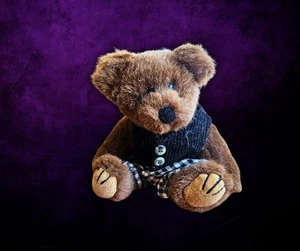 Teady Bear Mini Vintage mit Weste und kariertem Unterteil (#389) - Bild 1 von 6