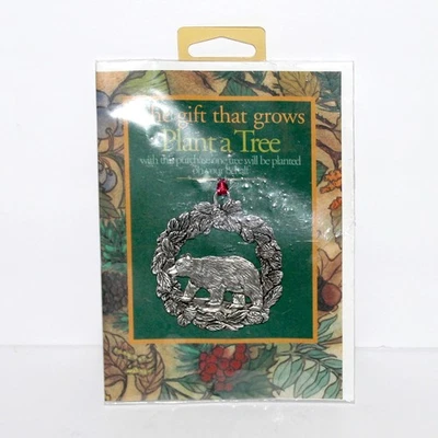 Gaviota Peltre Navidad Adorno Oso Guirnalda Canadá País Foto 1 de 4