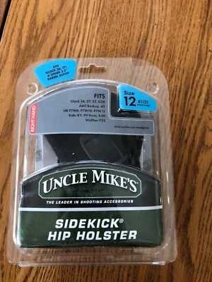 Uncle Mikes 脚踝皮套黑色 (81121) 右手尺寸 12 船 N 24h — 第 1/4 张图片