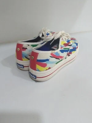 Keds For Kate Spade Colorful Paint Brush Sneakers Women's size 7.0 EUC  - Image 1 of 4