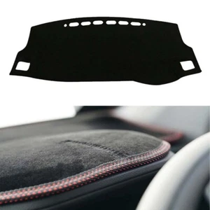 Velvet Non-Slip Dash Cover BL w/ Red Stitch for 11/2012~07/2018 Toyota Corolla - Picture 1 of 11