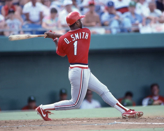 1989 St Louis Cardinals OZZIE SMITH Glossy 8x10 Photo Print Poster HOF 2002 - Image 1 of 1
